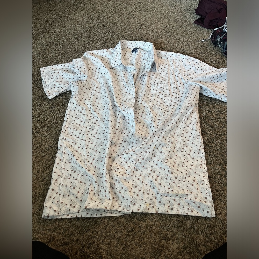 George short sleeve button down